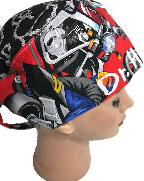 Tie-Back Surgical Scrub Cap - Fun Patterns