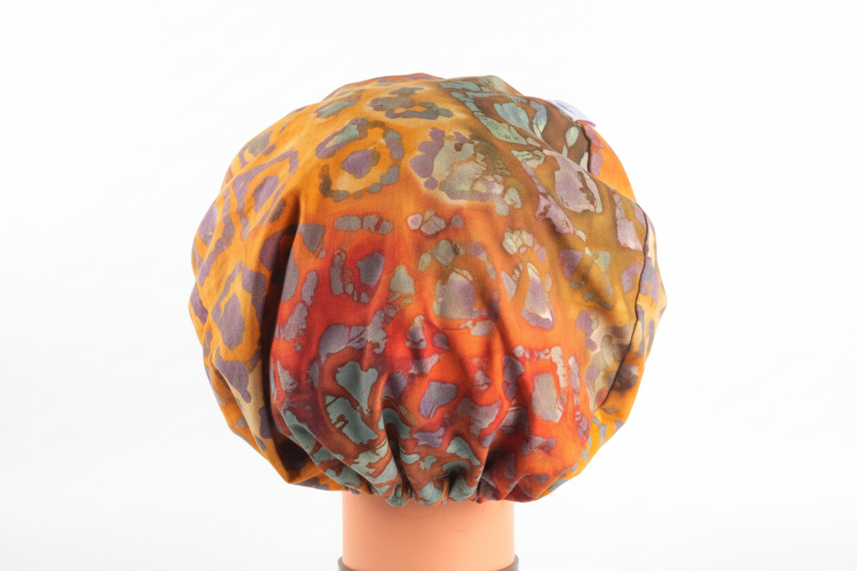 Back view of bouffant cap